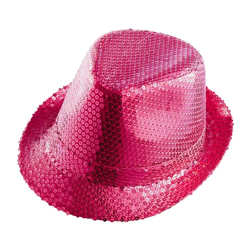 W WIDMANN MILANO Party Fashion - Hut Fedora, Hut mit Pailletten, Kopfbedeckung, Karneval W WIDMANN MILANO Party Fashion - Hut Fedora, Hut mit Pailletten, Kopfbedeckung, Karneval von W WIDMANN MILANO Party Fashion