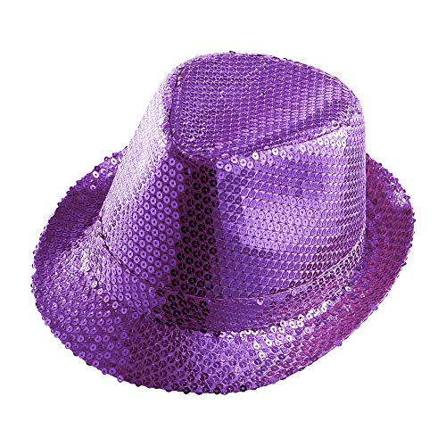 W WIDMANN MILANO Party Fashion - Hut Fedora, Hut mit Pailletten, Kopfbedeckung, Karneval W WIDMANN MILANO Party Fashion - Hut Fedora, Hut mit Pailletten, Kopfbedeckung, Karneval von W WIDMANN MILANO Party Fashion