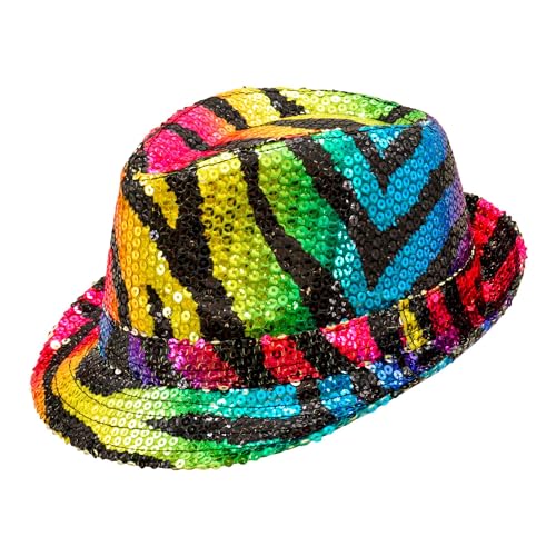 W WIDMANN MILANO Party Fashion - Hut mit Pailletten, Fedora, Accessoire für Faschingskostüme W WIDMANN MILANO Party Fashion - Hut mit Pailletten, Fedora, Accessoire für Faschingskostüme von W WIDMANN MILANO Party Fashion