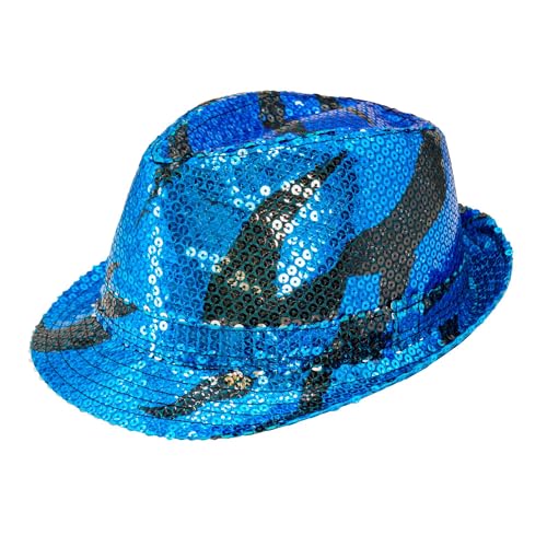 W WIDMANN MILANO Party Fashion - Hut mit Pailletten, Fedora in verschiedenen Farben und Mustern, Accessoire für Faschingskostüme W WIDMANN MILANO Party Fashion - Hut mit Pailletten, Fedora in verschiedenen Farben und Mustern, Accessoire für Faschingskostüme von W WIDMANN MILANO Party Fashion