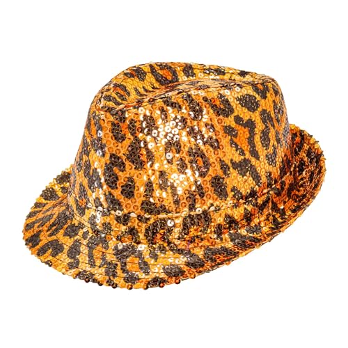 W WIDMANN MILANO Party Fashion - Hut mit Pailletten, Fedora, Accessoire für Faschingskostüme von W WIDMANN MILANO Party Fashion