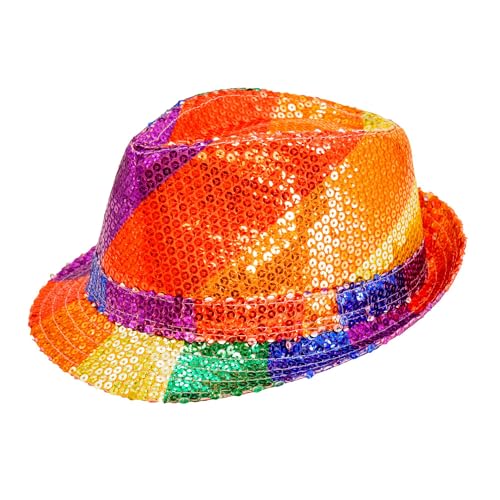 W WIDMANN MILANO Party Fashion - Hut mit Pailletten, Fedora, Accessoire für Faschingskostüme W WIDMANN MILANO Party Fashion - Hut mit Pailletten, Fedora, Accessoire für Faschingskostüme von W WIDMANN MILANO Party Fashion