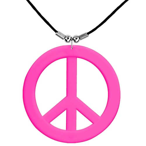 W WIDMANN MILANO Party Fashion - Kette Peace Zeichen, Hippie, Accessoires, Zubehör, Fasching von W WIDMANN MILANO Party Fashion
