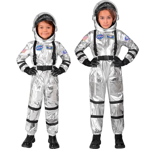 W WIDMANN MILANO Party Fashion - Kinderkostüm Astronaut, Raumanzug mit Helm, Weltall Overall, Raumfahrer, Karnevalskostüme W WIDMANN MILANO Party Fashion - Kinderkostüm Astronaut, Raumanzug mit Helm, Weltall Overall, Raumfahrer, Karnevalskostüme von W WIDMANN MILANO Party Fashion