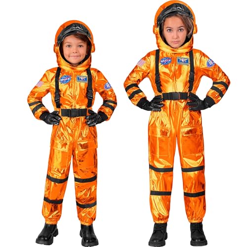 W WIDMANN MILANO Party Fashion - Kinderkostüm Astronaut, Raumanzug mit Helm, Weltall Overall, Raumfahrer, Karnevalskostüme von W WIDMANN MILANO Party Fashion