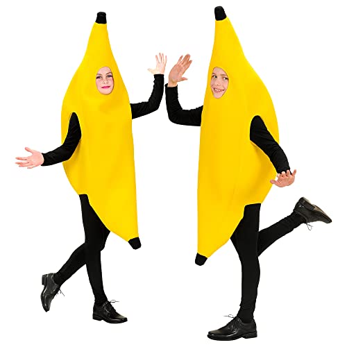 W WIDMANN MILANO Party Fashion - Kinderkostüm Banane, Pflanze, Faschingskostüme, 158 von WIDMANN