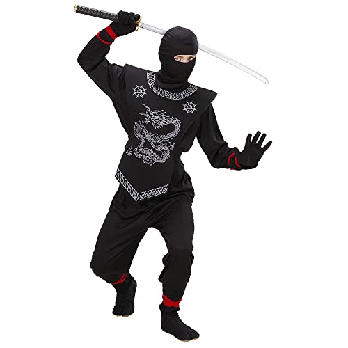 W WIDMANN MILANO Party Fashion - Kinderkostüm Black Ninja, Samurai, Krieger, Kämpfer, Faschingskostüme W WIDMANN MILANO Party Fashion - Kinderkostüm Black Ninja, Samurai, Krieger, Kämpfer, Faschingskostüme von W WIDMANN MILANO Party Fashion