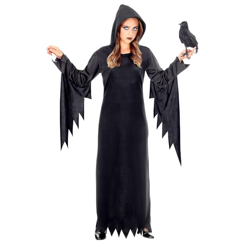 W WIDMANN MILANO Party Fashion - Kinderkostüm Dunkle Königin, Kleid mit Kapuze, Gothic Queen, Faschingskostüme, 164 W WIDMANN MILANO Party Fashion - Kinderkostüm Dunkle Königin, Kleid mit Kapuze, Gothic Queen, Faschingskostüme, 164 von WIDMANN