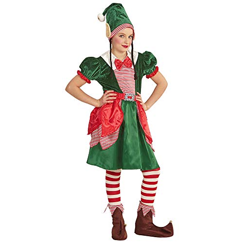 W WIDMANN MILANO Party Fashion - Kinderkostüm Elf, Kleid, Santas kleine Helferin, Weihnachtskostüm W WIDMANN MILANO Party Fashion - Kinderkostüm Elf, Kleid, Santas kleine Helferin, Weihnachtskostüm von W WIDMANN MILANO Party Fashion