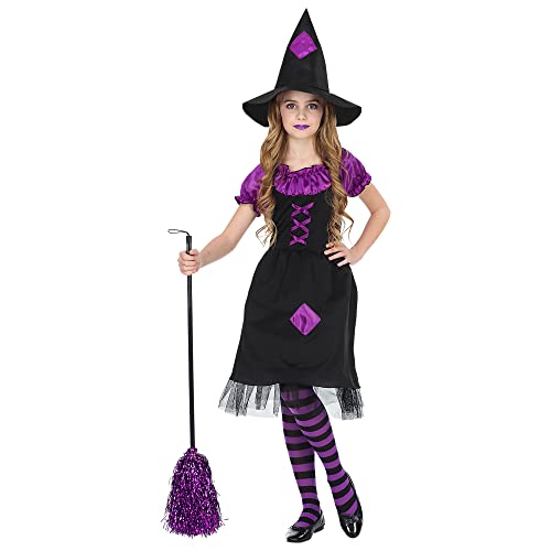 W WIDMANN MILANO Party Fashion - Kinderkostüm Hexe, Kleid, Hexenhut, Märchen, Faschingskostüme, Halloween von W WIDMANN MILANO Party Fashion