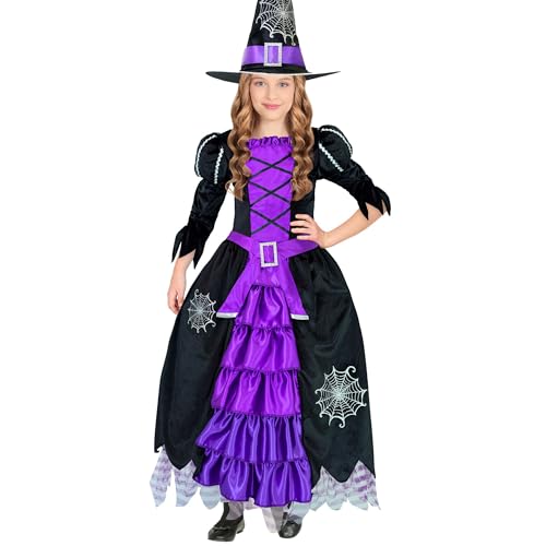 W WIDMANN MILANO Party Fashion - Kinderkostüm Hexe, Kleid, Hut, Märchen Kostüm, Halloween Verkleidung W WIDMANN MILANO Party Fashion - Kinderkostüm Hexe, Kleid, Hut, Märchen Kostüm, Halloween Verkleidung von W WIDMANN MILANO Party Fashion