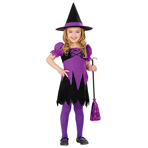 W WIDMANN MILANO Party Fashion - Kinderkostüm kleine Hexe, Kleid, Hut, Halloween, Karneval, Mottoparty von W WIDMANN MILANO Party Fashion