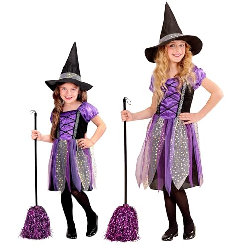W WIDMANN MILANO Party Fashion - Kinderkostüm Hexe, Kleid und Hexenhut, Magierin von W WIDMANN MILANO Party Fashion