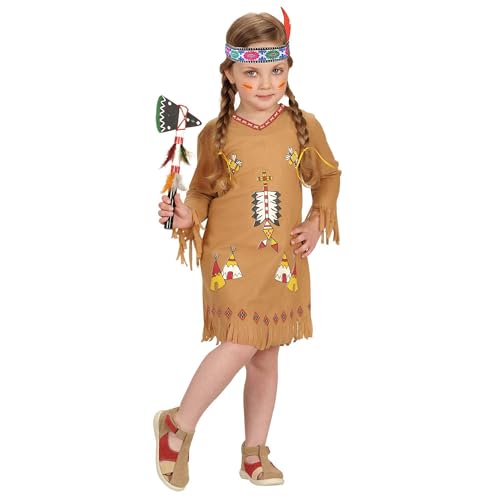 W WIDMANN MILANO Party Fashion - Kinderkostüm Indianerin, Kleid, Stirnband mit Federn, Karneval, Mottoparty W WIDMANN MILANO Party Fashion - Kinderkostüm Indianerin, Kleid, Stirnband mit Federn, Karneval, Mottoparty von W WIDMANN MILANO Party Fashion