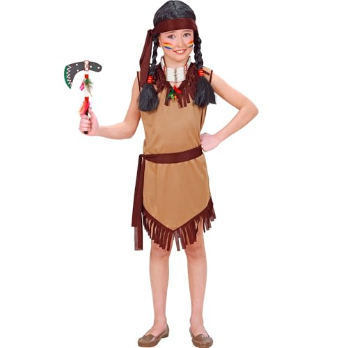 W WIDMANN MILANO Party Fashion 02669 Kinderkostüm Indianerin, Mädchen, Braun, 164 cm von W WIDMANN MILANO Party Fashion