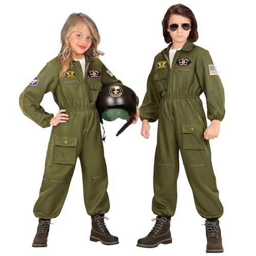 W WIDMANN MILANO Party Fashion - Kinderkostüm Kampfjetpilot, Overall, Pilot, Uniform, Faschingskostüme W WIDMANN MILANO Party Fashion - Kinderkostüm Kampfjetpilot, Overall, Pilot, Uniform, Faschingskostüme von W WIDMANN MILANO Party Fashion