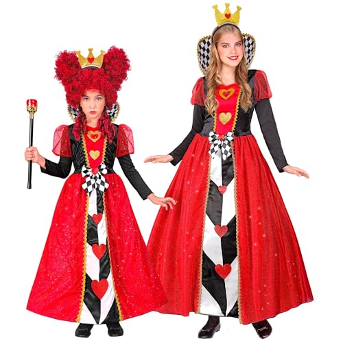 W WIDMANN MILANO Party Fashion - Kinderkostüm Königin der Herzen, Kleid, Krone, Märchen Kostüm W WIDMANN MILANO Party Fashion - Kinderkostüm Königin der Herzen, Kleid, Krone, Märchen Kostüm von W WIDMANN MILANO Party Fashion