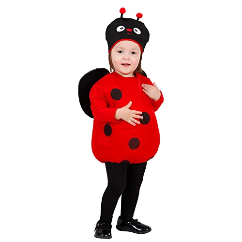 W WIDMANN MILANO Party Fashion - Kinderkostüm Marienkäfer, Kostüm mit Flügeln, Kopfbedeckung, Tierkostüm, Faschingskostüme W WIDMANN MILANO Party Fashion - Kinderkostüm Marienkäfer, Kostüm mit Flügeln, Kopfbedeckung, Tierkostüm, Faschingskostüme von W WIDMANN MILANO Party Fashion