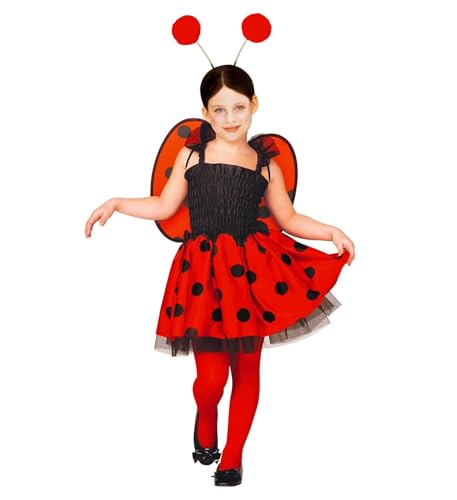Widmann - Kinderkostüm Marienkäfer, Kleid, Flügel, Antennen, Karneval, Mottoparty Widmann - Kinderkostüm Marienkäfer, Kleid, Flügel, Antennen, Karneval, Mottoparty von WIDMANN MILANO PARTY FASHION