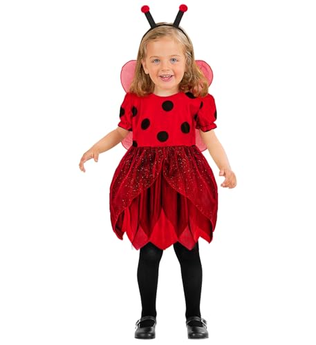 W WIDMANN MILANO Party Fashion - Kinderkostüm Marienkäfer, Kleid, Flügel, Antennen, Tierkostüm W WIDMANN MILANO Party Fashion - Kinderkostüm Marienkäfer, Kleid, Flügel, Antennen, Tierkostüm von W WIDMANN MILANO Party Fashion