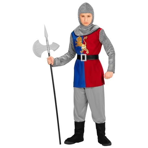 Widmann - Kinderkostüm Ritter, Kasack, Hose, Gürtel, Stiefelüberzieher, Kapuze, Karneval, Mottoparty Widmann - Kinderkostüm Ritter, Kasack, Hose, Gürtel, Stiefelüberzieher, Kapuze, Karneval, Mottoparty von W WIDMANN MILANO Party Fashion