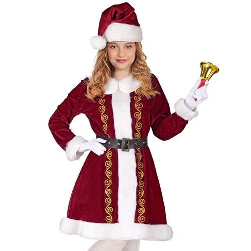W WIDMANN MILANO Party Fashion - Kinderkostüm Mrs. Santa Claus, Weihnachtskleid, Weihnachtsfrau, Weihnachtskostüm W WIDMANN MILANO Party Fashion - Kinderkostüm Mrs. Santa Claus, Weihnachtskleid, Weihnachtsfrau, Weihnachtskostüm von W WIDMANN MILANO Party Fashion