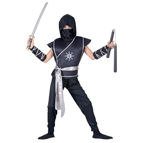 W WIDMANN MILANO Party Fashion - Kinderkostüm Ninja, japanischer Kämpfer, Krieger, Faschingskostüme, Karneval W WIDMANN MILANO Party Fashion - Kinderkostüm Ninja, japanischer Kämpfer, Krieger, Faschingskostüme, Karneval von W WIDMANN MILANO Party Fashion