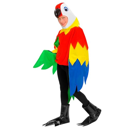 W WIDMANN MILANO Party Fashion - Kinderkostüm Papagei, Vogel, Tierkostüm, Faschingskostüme von W WIDMANN MILANO Party Fashion