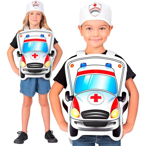 W WIDMANN MILANO Party Fashion - Kinderkostüm Set Beruf, Oberteil und Mütze, Mottoparty, Faschingskostüme Kinder W WIDMANN MILANO Party Fashion - Kinderkostüm Set Beruf, Oberteil und Mütze, Mottoparty, Faschingskostüme Kinder von W WIDMANN MILANO Party Fashion
