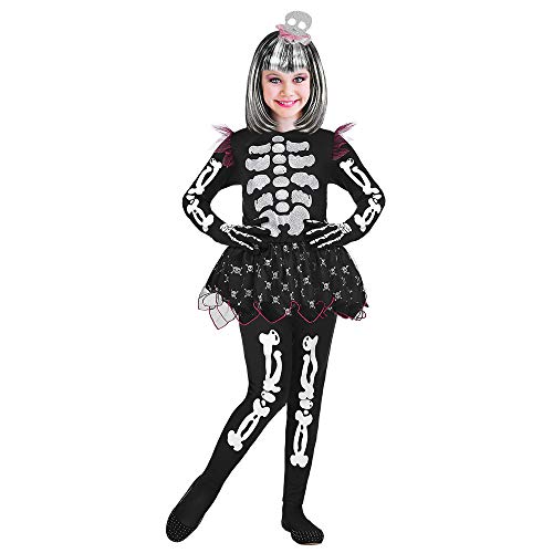 W WIDMANN MILANO Party Fashion - Kinderkostüm Skelett, Bluse mit Tutu, Hose, Kopfbedeckung, Halloween W WIDMANN MILANO Party Fashion - Kinderkostüm Skelett, Bluse mit Tutu, Hose, Kopfbedeckung, Halloween von W WIDMANN MILANO Party Fashion