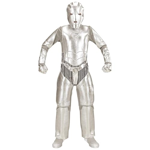 Widmann 19036 Kinderkostüm Space Invader, Jungen, Silber, 128 von WIDMANN MILANO PARTY FASHION