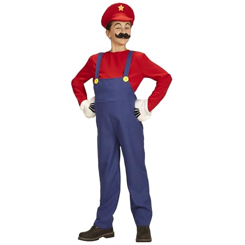 W WIDMANN MILANO Party Fashion - Kinderkostüm Super Klempner, Overall, Shirt, Hut, Mechaniker, Fasching W WIDMANN MILANO Party Fashion - Kinderkostüm Super Klempner, Overall, Shirt, Hut, Mechaniker, Fasching von W WIDMANN MILANO Party Fashion