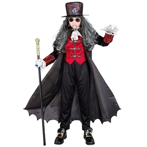 W WIDMANN MILANO Party Fashion - Kinderkostüm Vampire Lord, Gothic, Blutsauger, Dunkler Graf W WIDMANN MILANO Party Fashion - Kinderkostüm Vampire Lord, Gothic, Blutsauger, Dunkler Graf von W WIDMANN MILANO Party Fashion