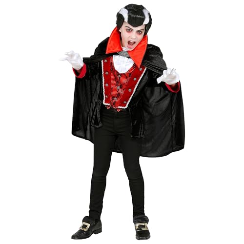 W WIDMANN MILANO Party Fashion 02938 Kinderkostüm Viktorianischer Vampir, Jungen, Schwarz/Rot, 158 cm W WIDMANN MILANO Party Fashion 02938 Kinderkostüm Viktorianischer Vampir, Jungen, Schwarz/Rot, 158 cm von WIDMANN