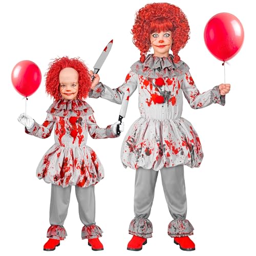 W WIDMANN MILANO Party Fashion - Kinderkostüm Vintage Horror Clown, mit Kleid, Halskrause und Schuhüberzieher, für Halloween, Karneval W WIDMANN MILANO Party Fashion - Kinderkostüm Vintage Horror Clown, mit Kleid, Halskrause und Schuhüberzieher, für Halloween, Karneval von W WIDMANN MILANO Party Fashion