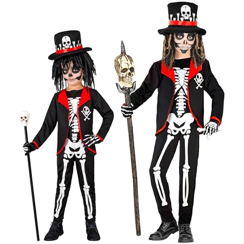 W WIDMANN MILANO Party Fashion - Kinderkostüm Voodoo Priester, Skelett, Halloween Verkleidung von W WIDMANN MILANO Party Fashion