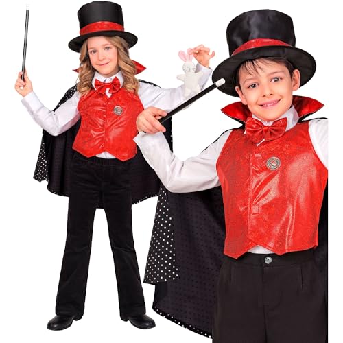 W WIDMANN MILANO Party Fashion - Kinderkostüm Zauberer für Jungen und Mädchen, Magier, Verkleidung Halloween, Karneval von W WIDMANN MILANO Party Fashion
