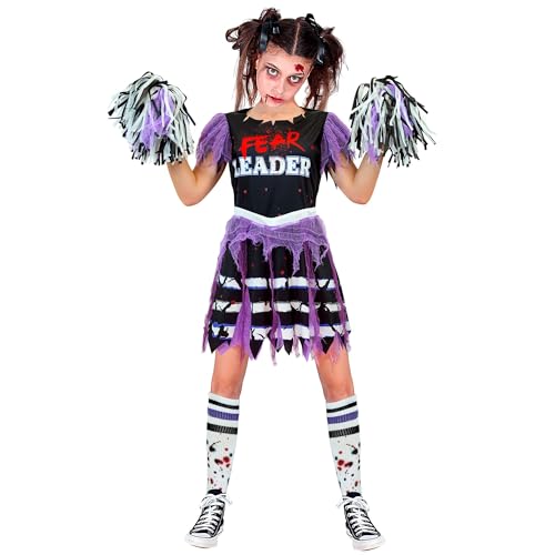 W WIDMANN MILANO Party Fashion - Kinderkostüm Zombie Cheerleader, Horror Verkleidung Set für Karneval und Halloween von W WIDMANN MILANO Party Fashion