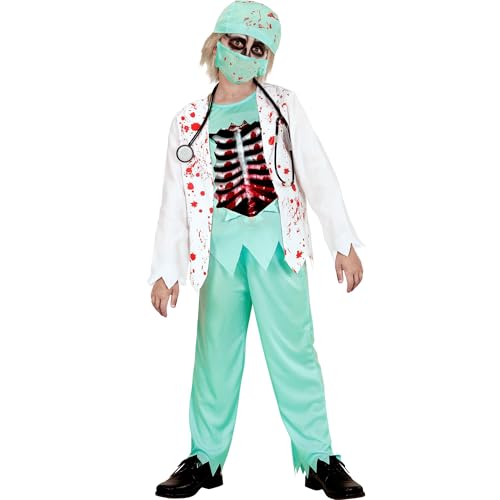 W WIDMANN MILANO Party Fashion - Kinderkostüm Zombie Doktor, blutige OP Kleidung, Horror Chirurg von W WIDMANN MILANO Party Fashion