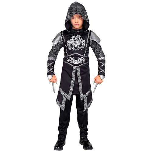 W WIDMANN MILANO Party Fashion - Kinderkostüm dunkler Ritter, schwarz, Mittelalter, Soldat, Ninja, Krieger W WIDMANN MILANO Party Fashion - Kinderkostüm dunkler Ritter, schwarz, Mittelalter, Soldat, Ninja, Krieger von W WIDMANN MILANO Party Fashion