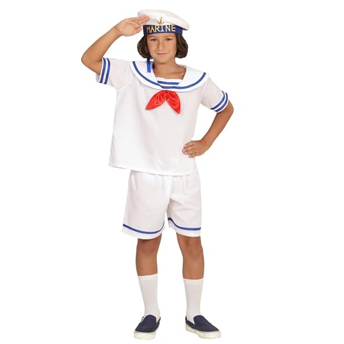 W WIDMANN MILANO Party Fashion - Kinderkostüm klassischer Matrose, Retro Sailor, Marine Verkleidung W WIDMANN MILANO Party Fashion - Kinderkostüm klassischer Matrose, Retro Sailor, Marine Verkleidung von W WIDMANN MILANO Party Fashion