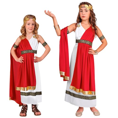 W WIDMANN MILANO Party Fashion - Kinderkostüm römische Kaiserin, Kleid, Göttin, Faschingskostüme, 116 von W WIDMANN MILANO Party Fashion