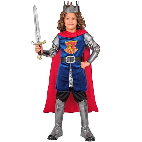 W WIDMANN MILANO Party Fashion - König Kinderkostüm Set für Jungen, 8-teilig, als mittelalterlicher Ritter zu Karneval W WIDMANN MILANO Party Fashion - König Kinderkostüm Set für Jungen, 8-teilig, als mittelalterlicher Ritter zu Karneval von W WIDMANN MILANO Party Fashion