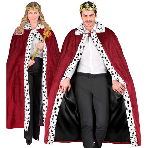 W WIDMANN MILANO Party Fashion - Königsmantel, rot, 140 cm, Cape, Umhang, Prinz, König und Königinnen, Mittelalter W WIDMANN MILANO Party Fashion - Königsmantel, rot, 140 cm, Cape, Umhang, Prinz, König und Königinnen, Mittelalter von W WIDMANN MILANO Party Fashion