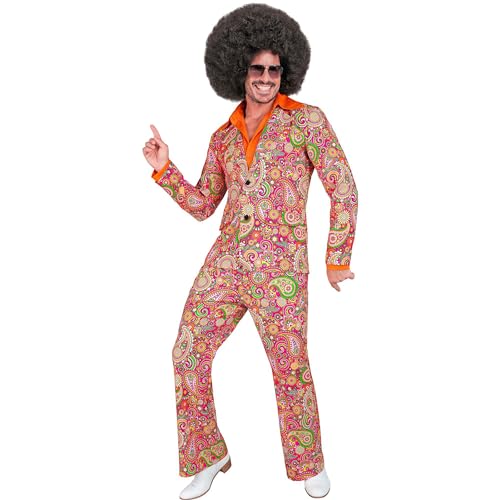 W WIDMANN MILANO Party Fashion - Kostüm 60er Jahre Anzug, Jackett und Hose, Hippie, Reggae, Flower Power, Disco Fever, Schlagermove W WIDMANN MILANO Party Fashion - Kostüm 60er Jahre Anzug, Jackett und Hose, Hippie, Reggae, Flower Power, Disco Fever, Schlagermove von W WIDMANN MILANO Party Fashion