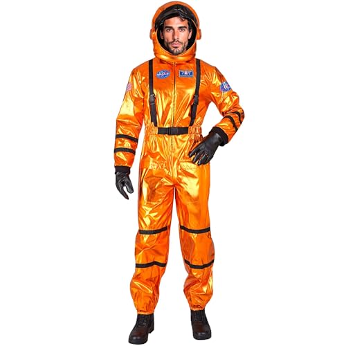 W WIDMANN MILANO Party Fashion - Kostüm Astronaut für Herren, Raumanzug mit Helm, Weltall Overall, Raumfahrer, Karnevalskostüme W WIDMANN MILANO Party Fashion - Kostüm Astronaut für Herren, Raumanzug mit Helm, Weltall Overall, Raumfahrer, Karnevalskostüme von W WIDMANN MILANO Party Fashion