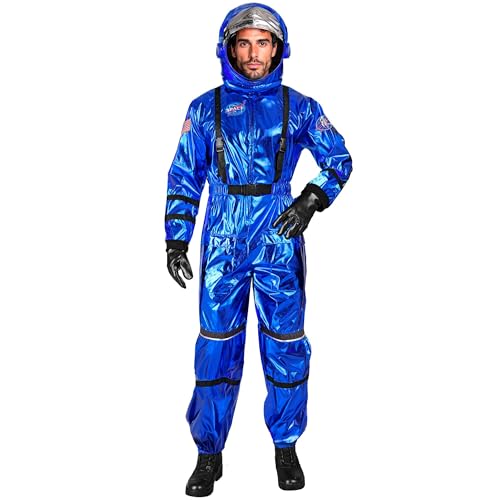 W WIDMANN MILANO Party Fashion - Kostüm Astronaut für Herren, Raumanzug mit Helm, Weltall Overall, Raumfahrer, Karnevalskostüme W WIDMANN MILANO Party Fashion - Kostüm Astronaut für Herren, Raumanzug mit Helm, Weltall Overall, Raumfahrer, Karnevalskostüme von W WIDMANN MILANO Party Fashion