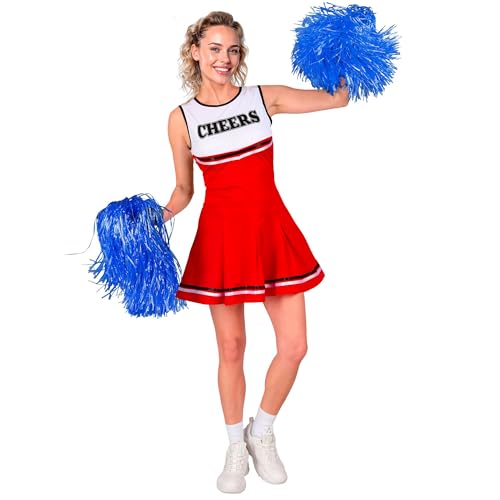W WIDMANN MILANO Party Fashion - Kostüm Cheerleader, Kleid, High School, Tänzerin, Karneval, Football Mottoparty von W WIDMANN MILANO Party Fashion