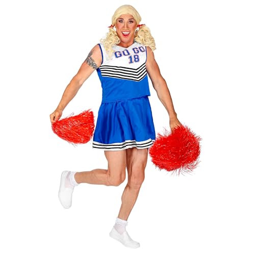 W WIDMANN MILANO Party Fashion 00179 Kostüm Cheerleader für Herren, Mehrfarbig, XXL von W WIDMANN MILANO Party Fashion