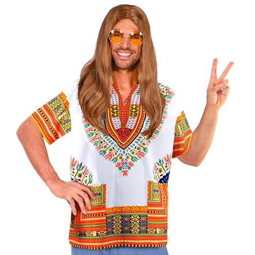 W WIDMANN MILANO Party Fashion - Kostüm Dashiki, 60er Jahre, Hippie, Flower Power, Peace, Reggae, Schlagermove W WIDMANN MILANO Party Fashion - Kostüm Dashiki, 60er Jahre, Hippie, Flower Power, Peace, Reggae, Schlagermove von WIDMANN